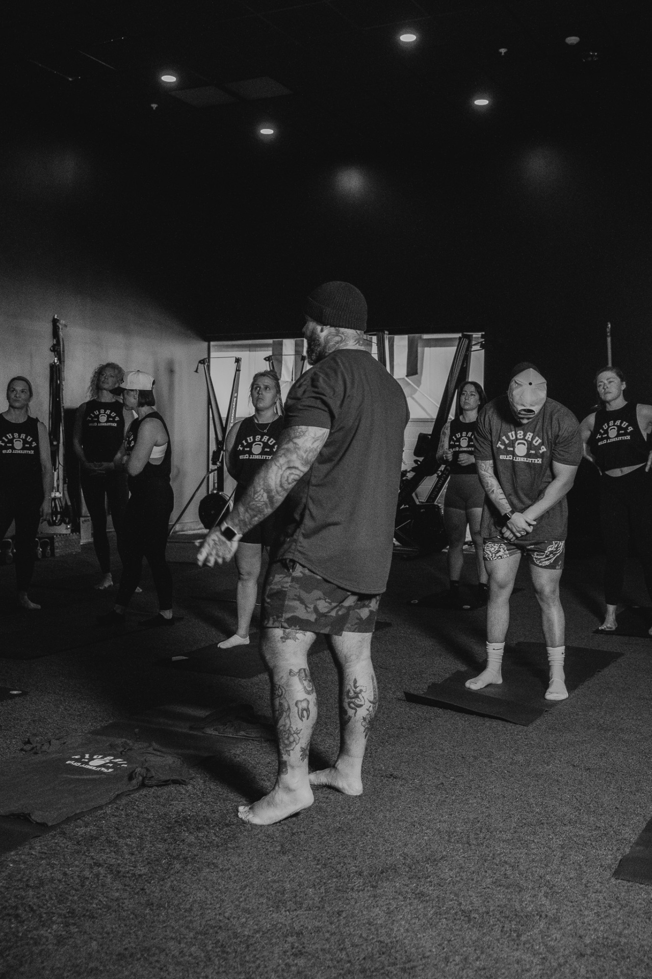 Kettlebell Club huddle — Pursuit community